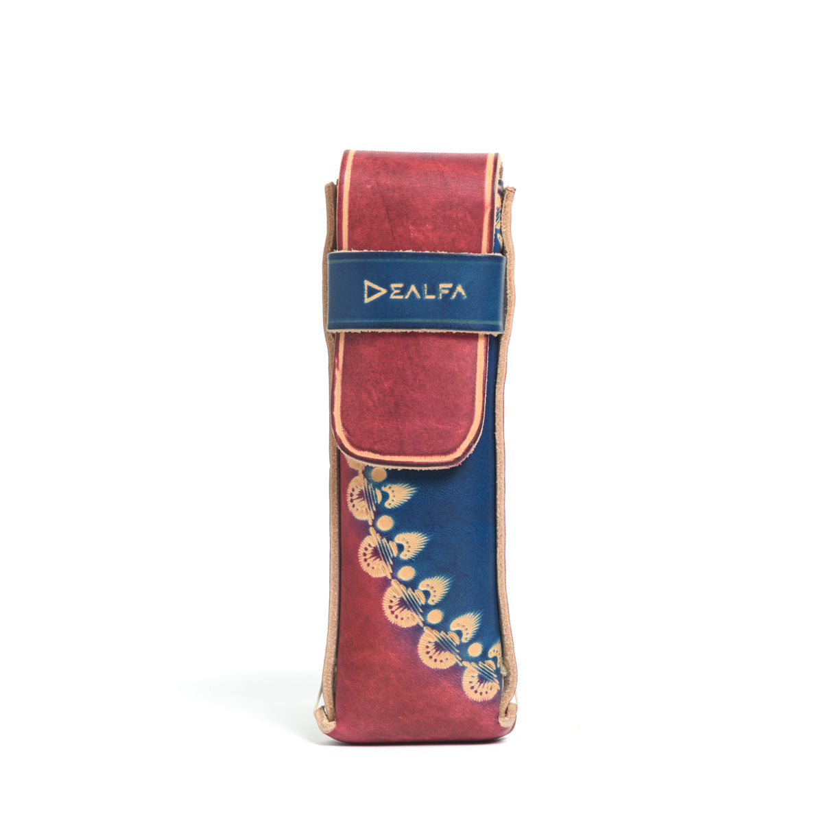 Small leather glasses case (Printed)
