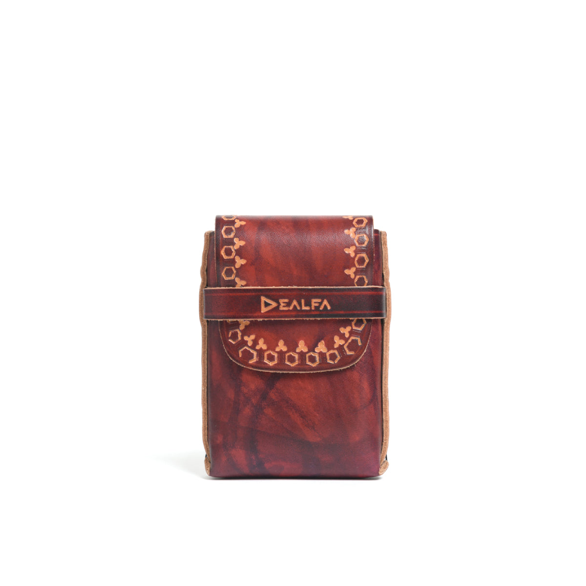 Leather cigarette case for soft pack (Printed)