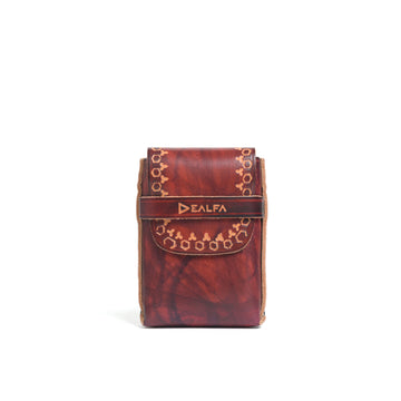 Leather cigarette case for soft pack (Printed)